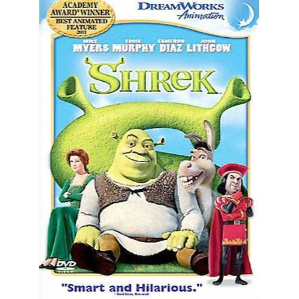 Shrek One The Movie DVD, 2003, Full Frame, Original, First Dreamworks Animation